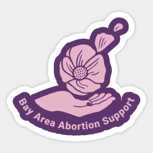 BAAS release logo in lilac Sticker